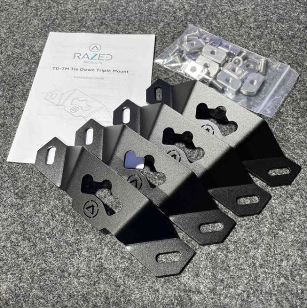 RAZED Products TRIPLE MOUNT TIE DOWN KIT - Buy direct from Aussie manufacturer with 5% discount code MOONTOURS - Image 5